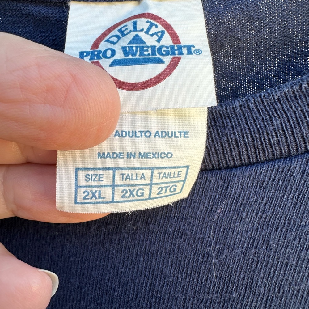 Kennedy Space, Center graphic tees, Crewneck Tee - Navy & Red Logo - Picture 4 of 7